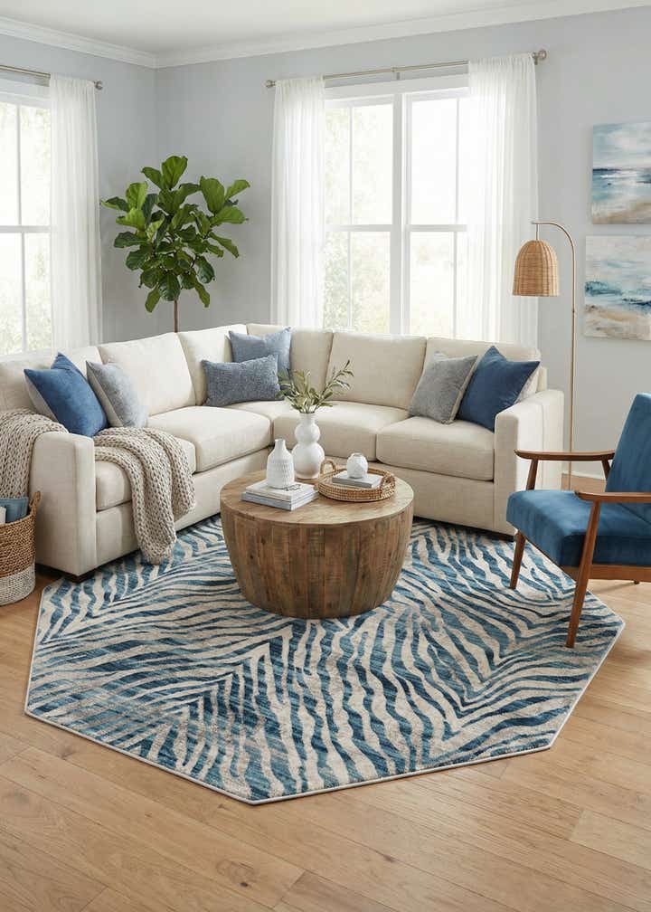 7' 10 x 7' 10 Finsbury Octagon Rug