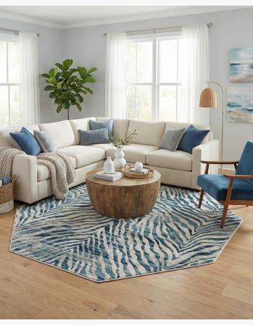 7' 10 x 7' 10 Finsbury Octagon Rug