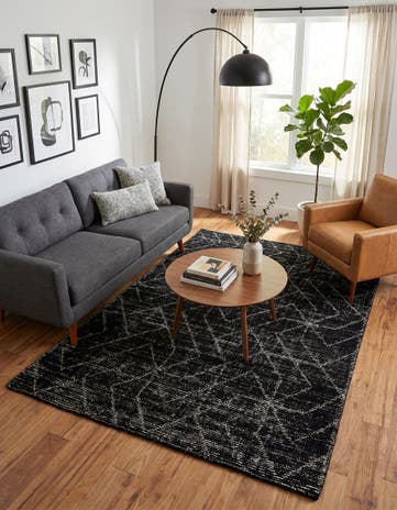 6' 1 x 9' WoolCraft Geometric Rug