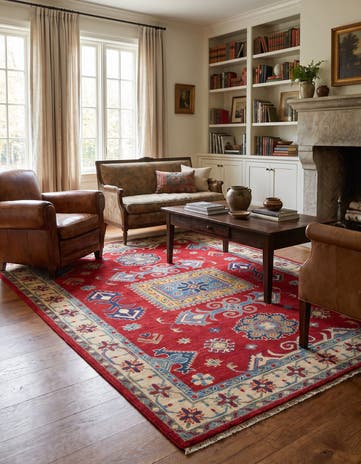 5' 2 x 7' Hand Knotted Kazak Rug