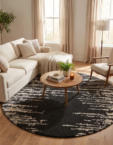 8' x 8' Serenity Shag Round Rug