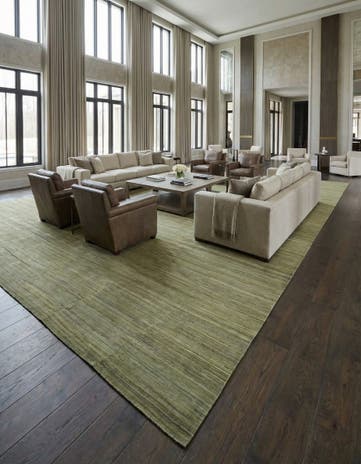 13' 1 x 18' 7 Hand Woven Kilim Afghan Wool Rug