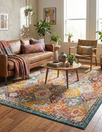 7' 10 x 7' 10 Carrington Square Rug