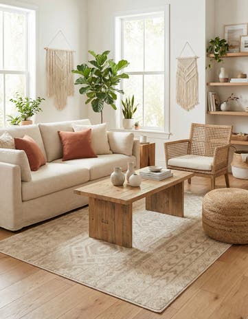 Ivory Contour Rug