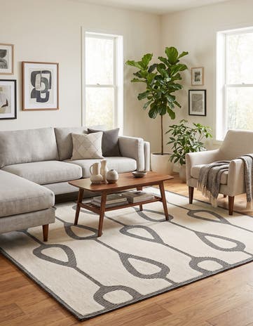 7' 10 x 7' 10 Prismatic Square Rug