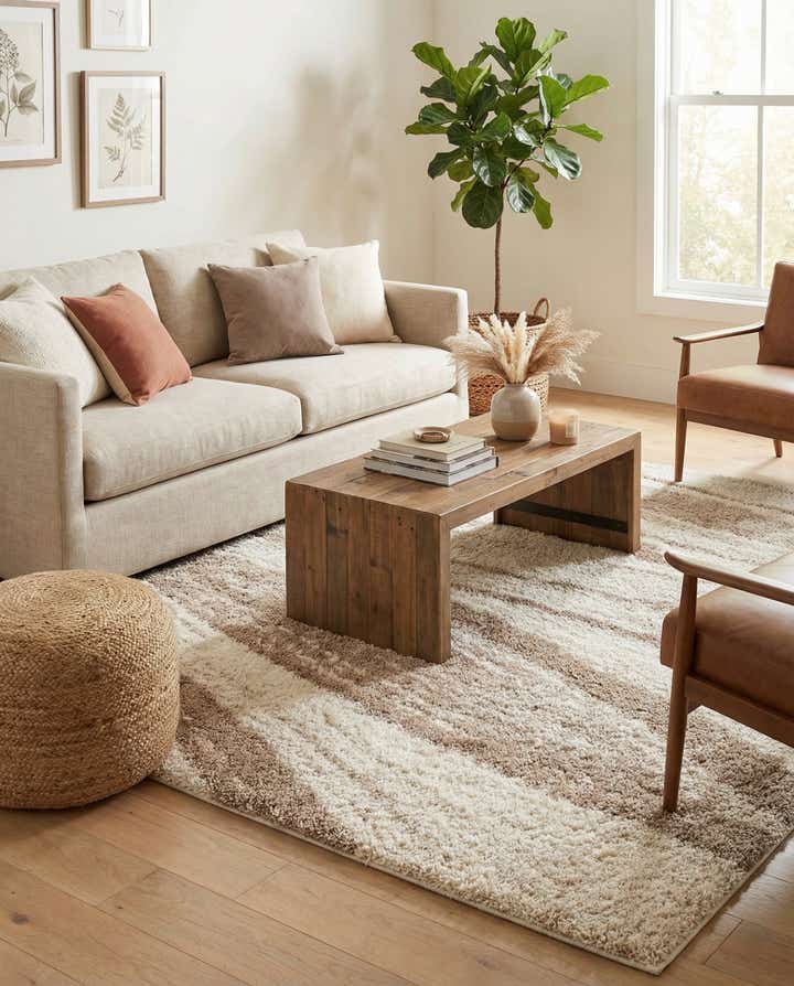 5' 3 x 8' Soft Touch Shag Rug