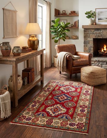 2' 8 x 4' 2 Hand Knotted Kazak Rug