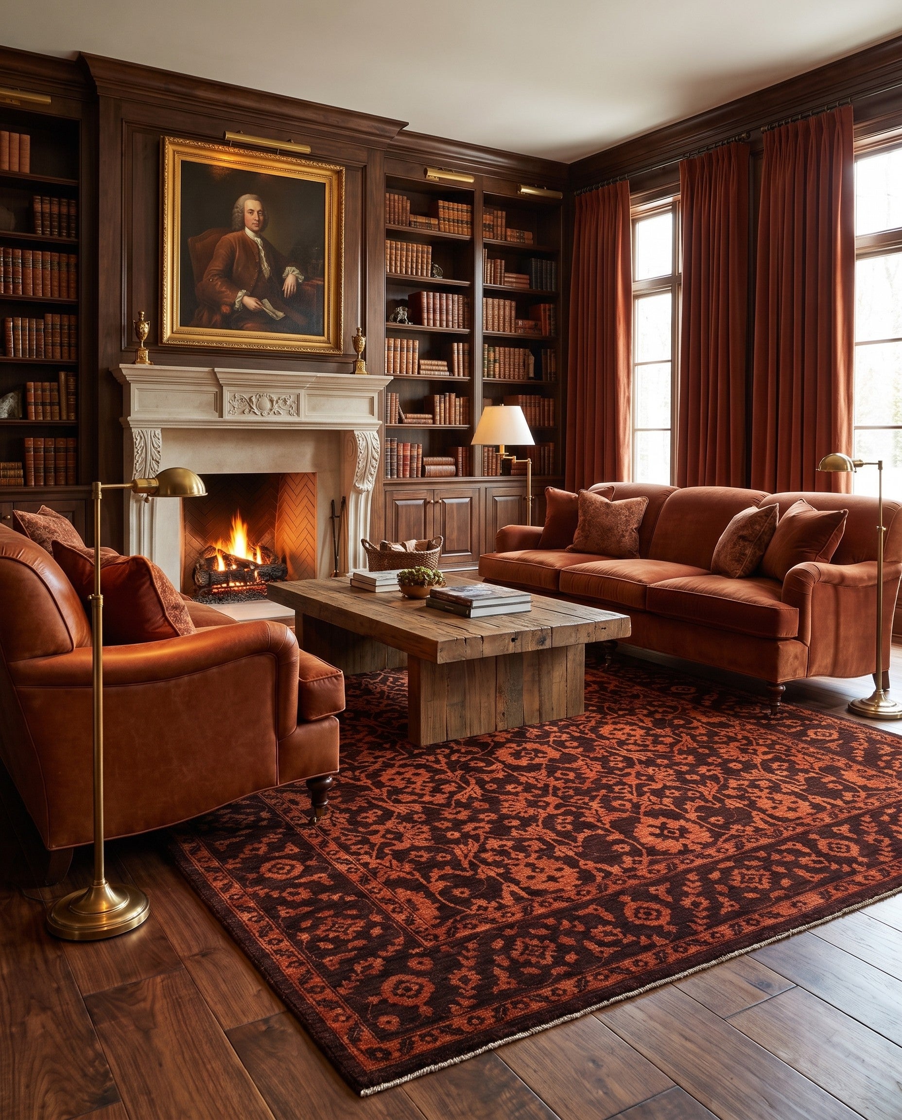 8' 4 x 11' 3 Hand Knotted Ziegler Rug