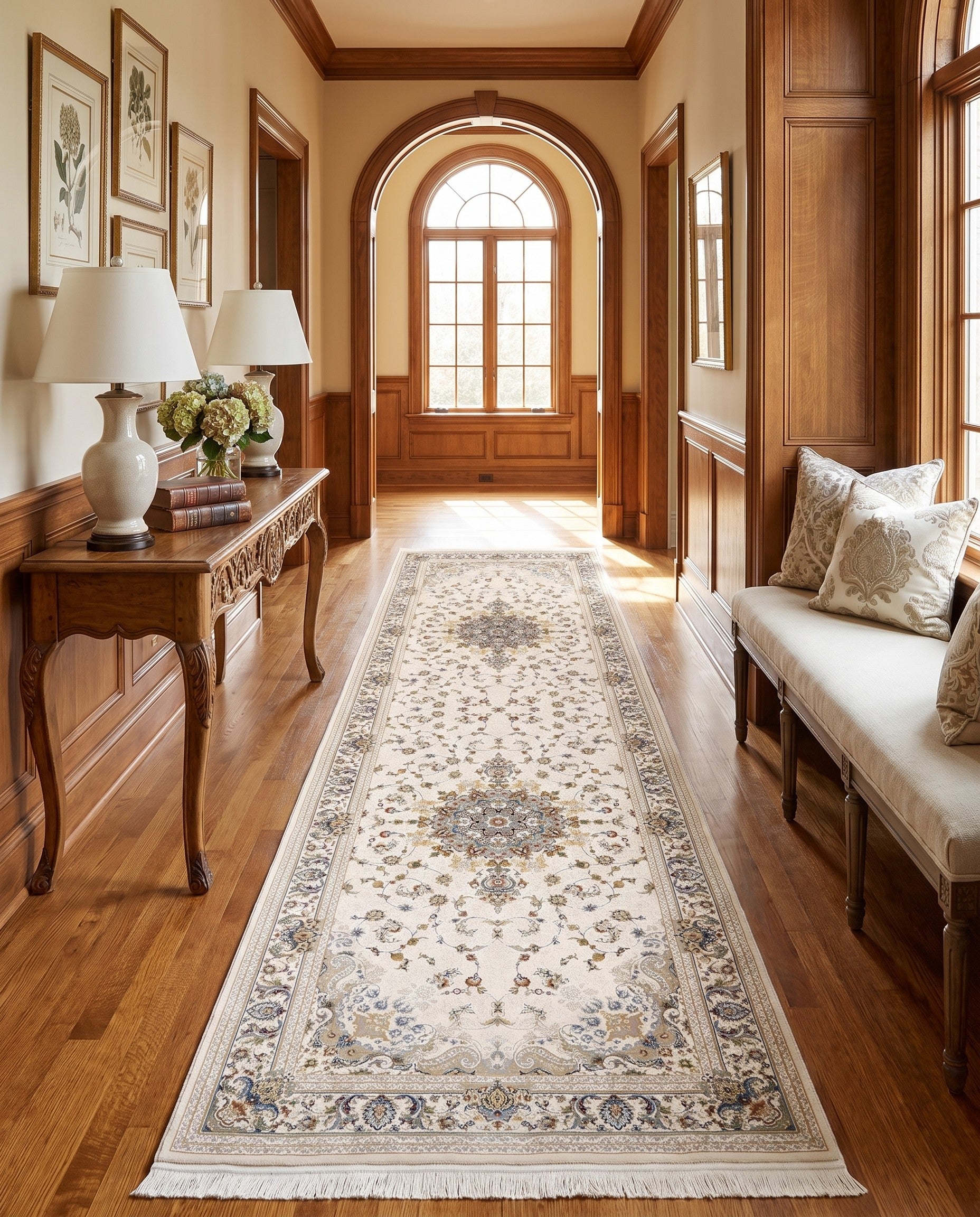 Beige Moudon Runner Rug