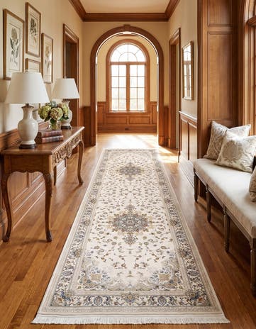 Beige Moudon Runner Rug