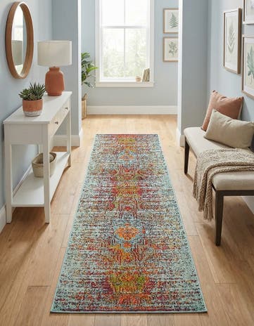 2' x 6' 9 Washable Arte Runner Rug