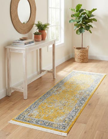 Yellow Santiago Runner Rug