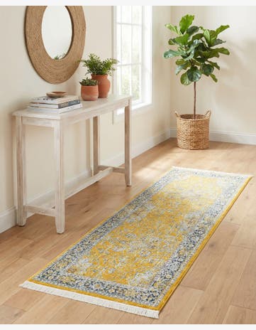 Yellow Havana Runner Rug