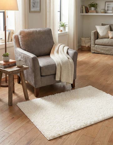 2' 2 x 3' Comfort Solid Shag Rug