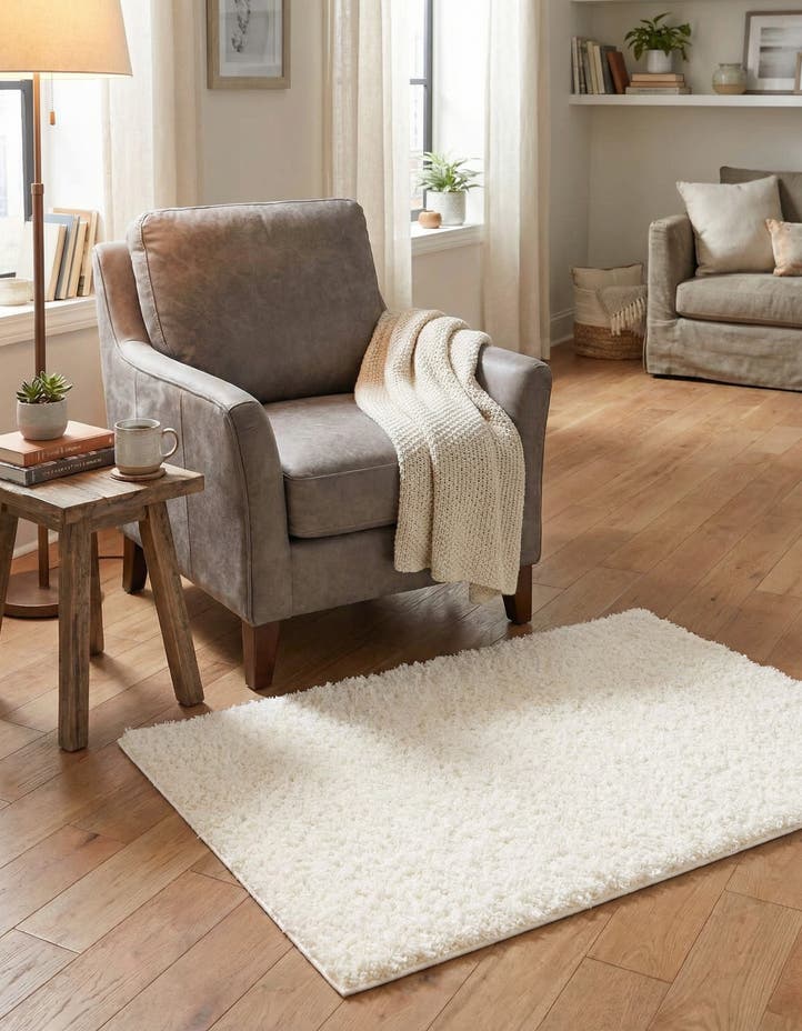 2' 2 x 3' Comfort Solid Shag Rug