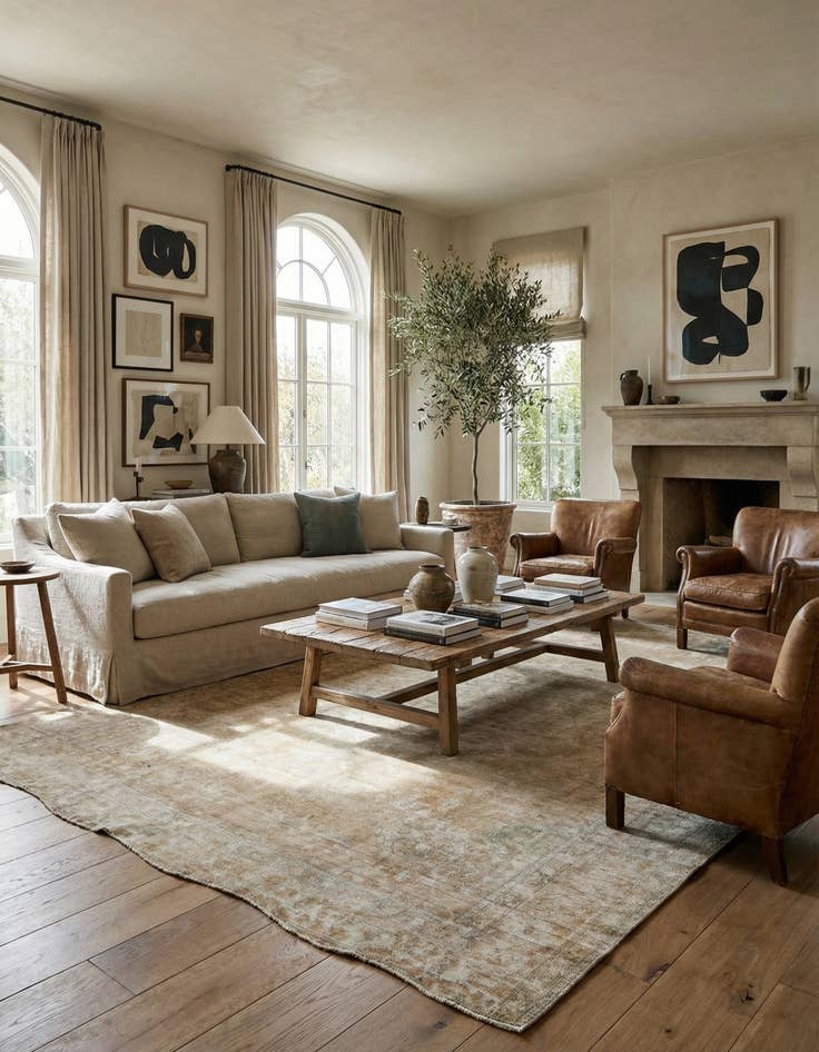 Detail image of 9' 8 x 12' Hand Knotted Ultra Vintage Persian Wool Rug