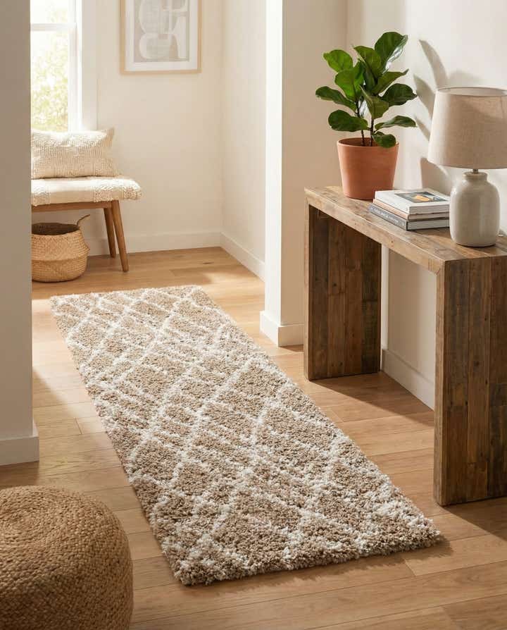 2' x 6' 7 Soft Touch Shag Runner Rug