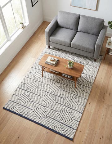 4' 1 x 6' 1 Hand Woven Rug