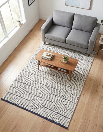 4' 1 x 6' 1 Hand Woven Rug