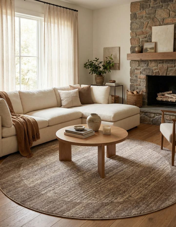 6' x 6' Angelica Round Rug