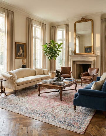 9' 5 x 13' 1 Vintage Royal Wool Rug