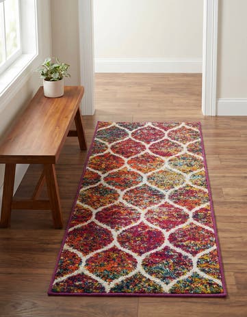 Lattice Frieze Runner Rug