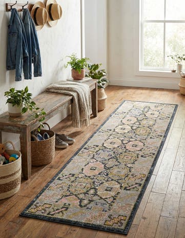2' x 8' Kamala Washable Runner Rug