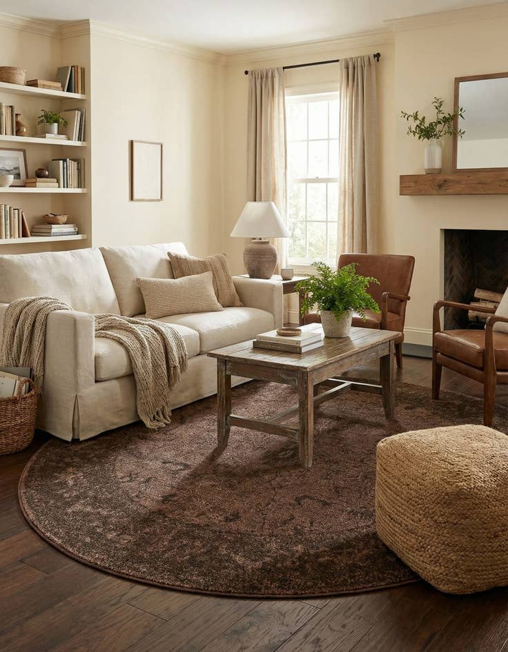 Detail image of 6' x 6' Vista Round Rug