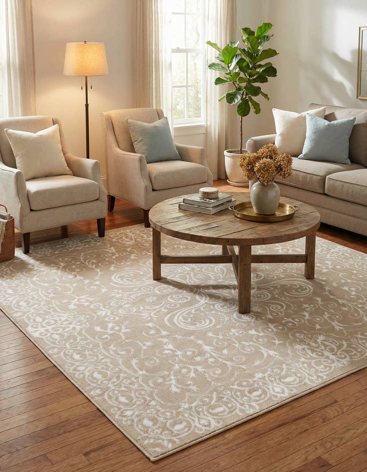 Detail image of 6' x 6' Himalaya Square Rug