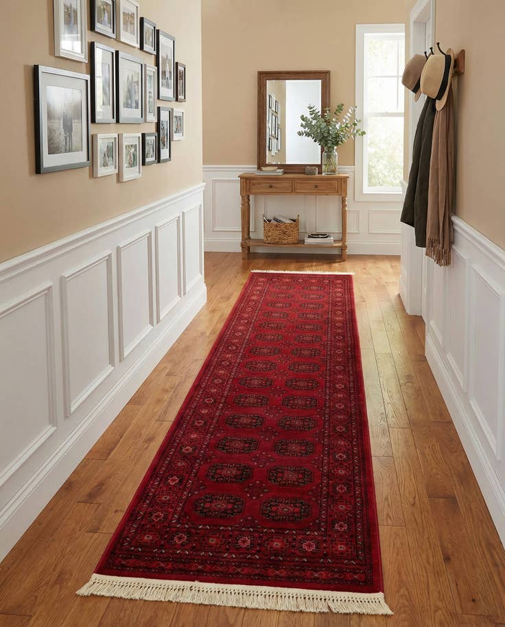 Detail image of 2' 7 x 10' Bokhara Runner Rug