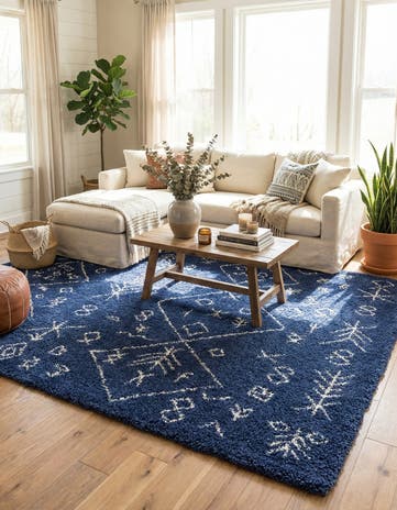 8' x 10' Moroccan Shag Rug