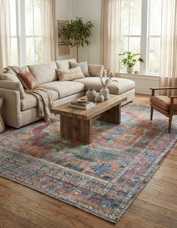 7' 10 x 11' Washable Maahru Rug