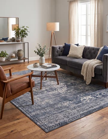 Gray Blue Eliza Rug