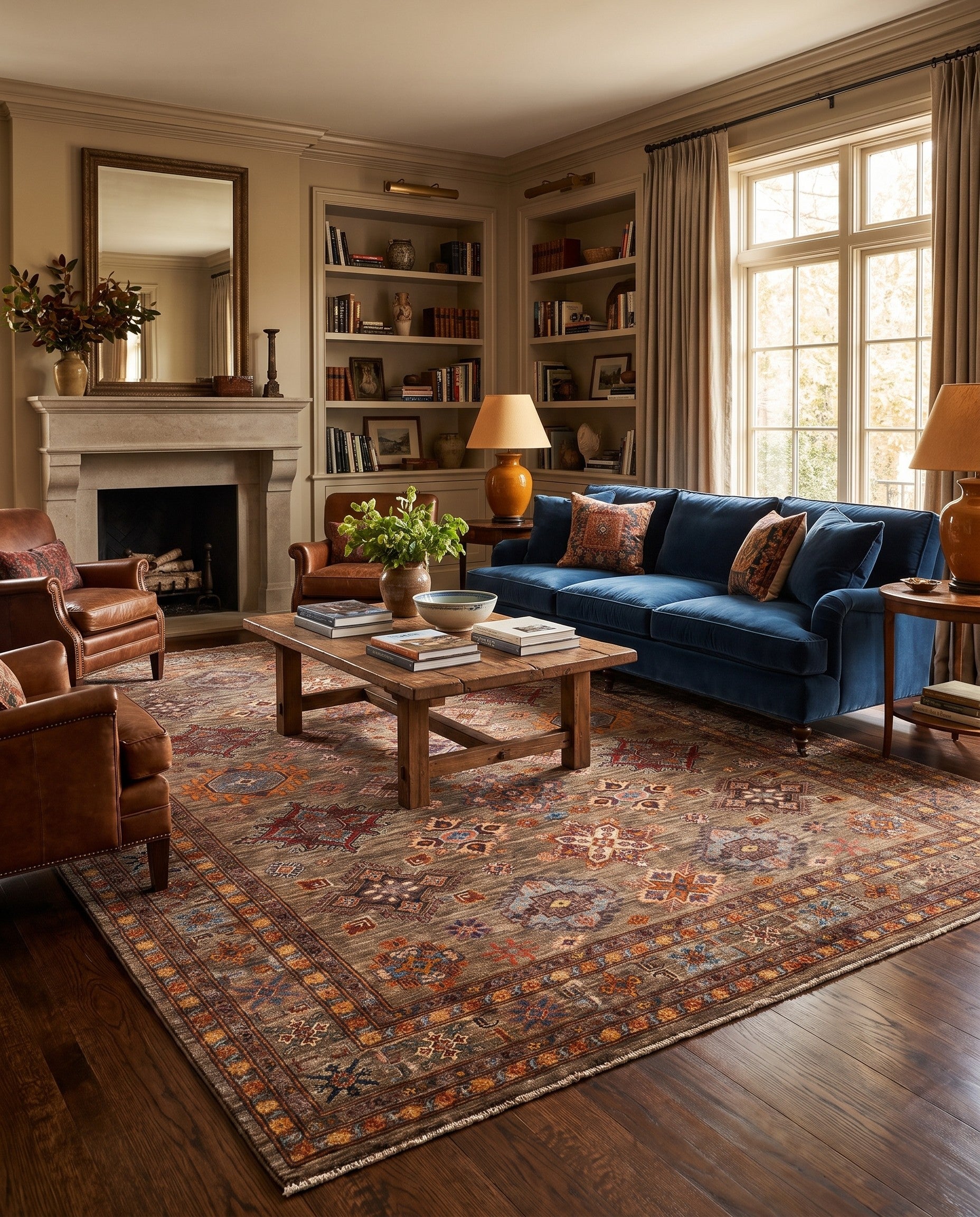 8' 6 x 11' 7 Hand Knotted Kazak Rug