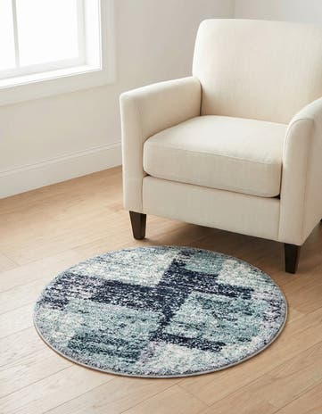 3' 1 x 3' 1 Tucson Round Rug
