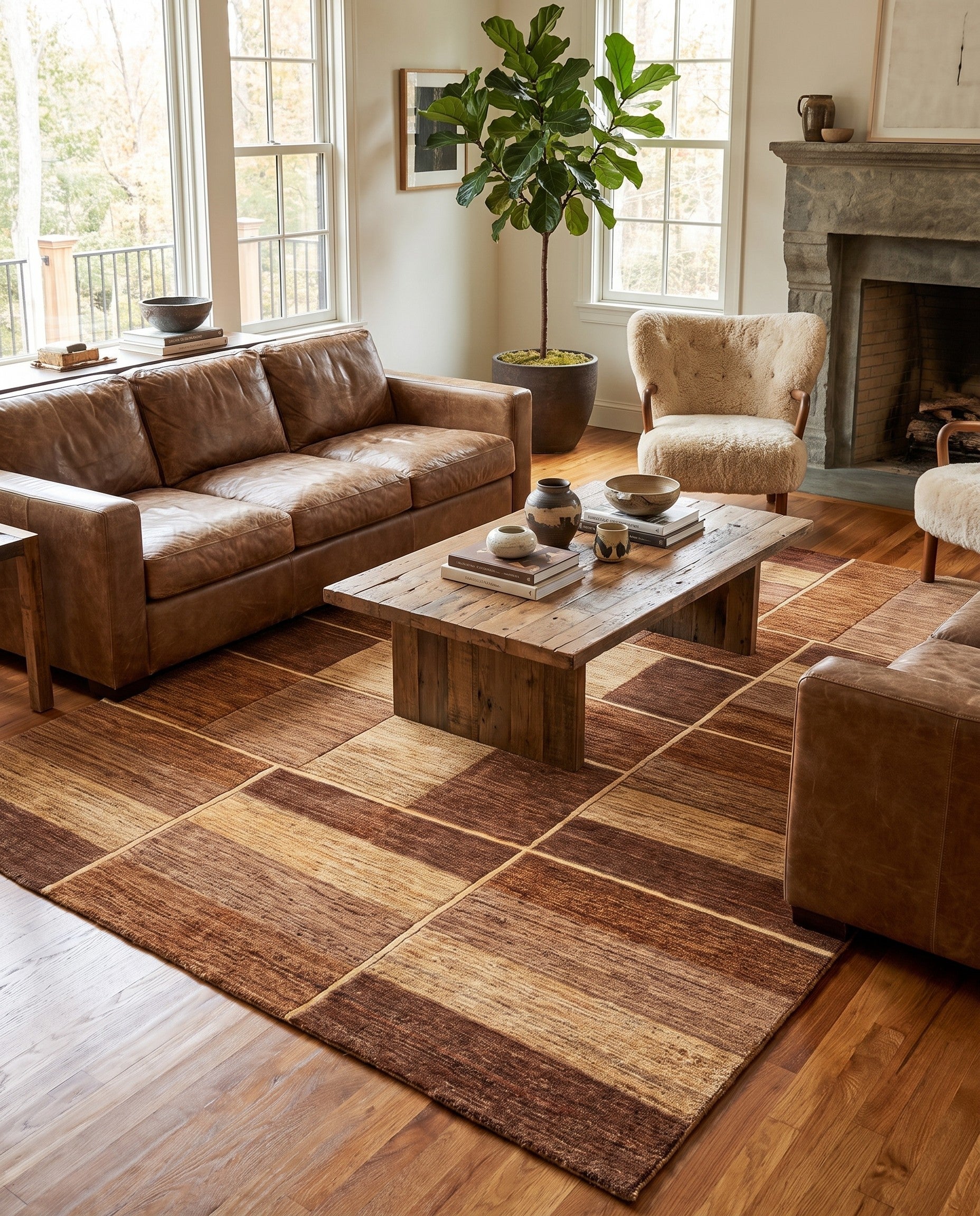 6' 8 x 9' 7 Juma Wool Rug