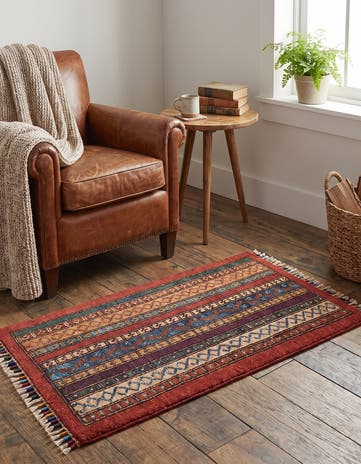 1' 9 x 3' 3 Hand Knotted Ariana Ziegler Rug