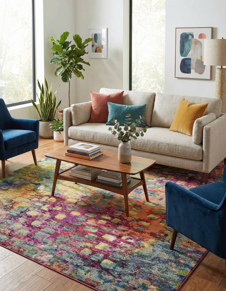 Detail image of 8' x 10' Washable Sevilla Rug