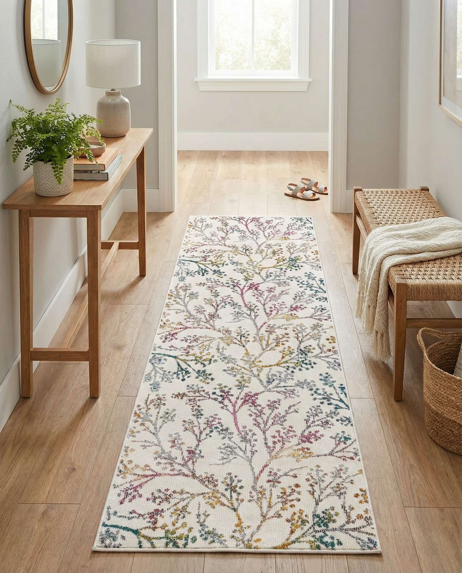 60cm x 185cm Blossom Läufer Teppich