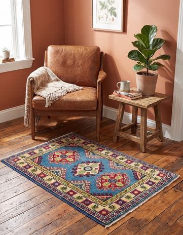 2' 1 x 3' Hand Knotted Kazak Rug