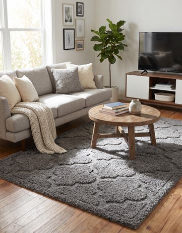 5' x 8' Lattice Shag Rug