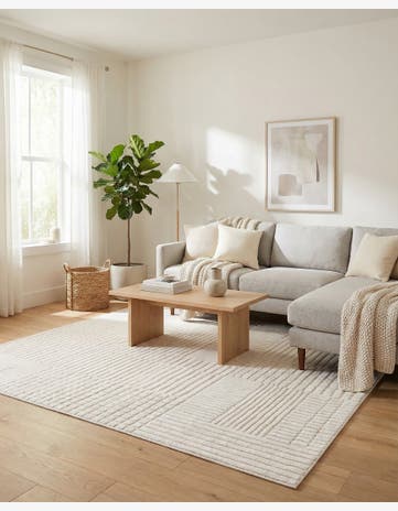 Twilight Stone Gray Textura Designer Rug