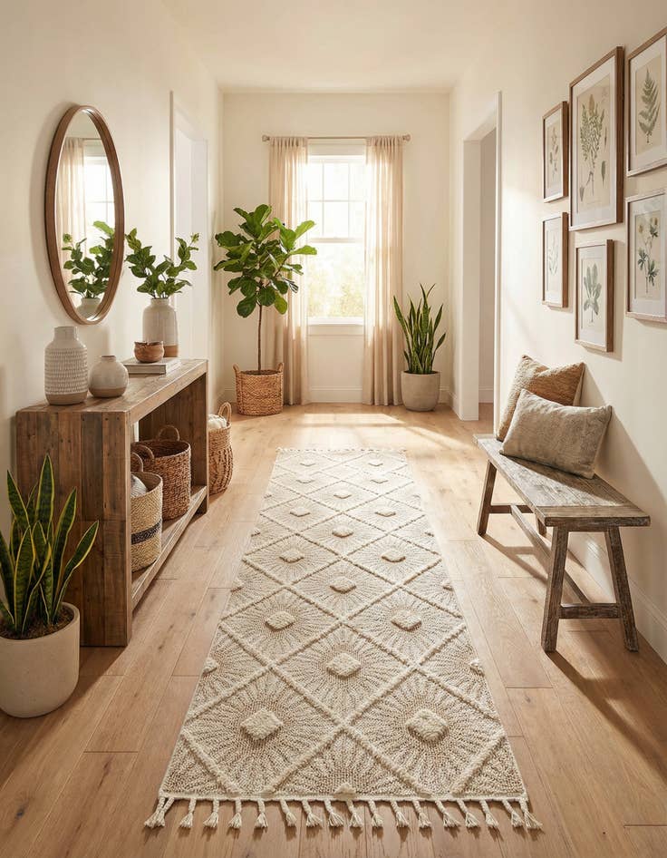 Detail image of  2' 7 x 12' Boho Runner Rug