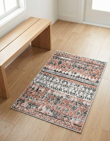 Salmon Leipzig Rug