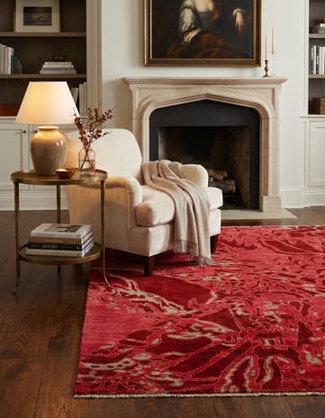 4' x 5' 11 Hand Knotted Ziegler Rug