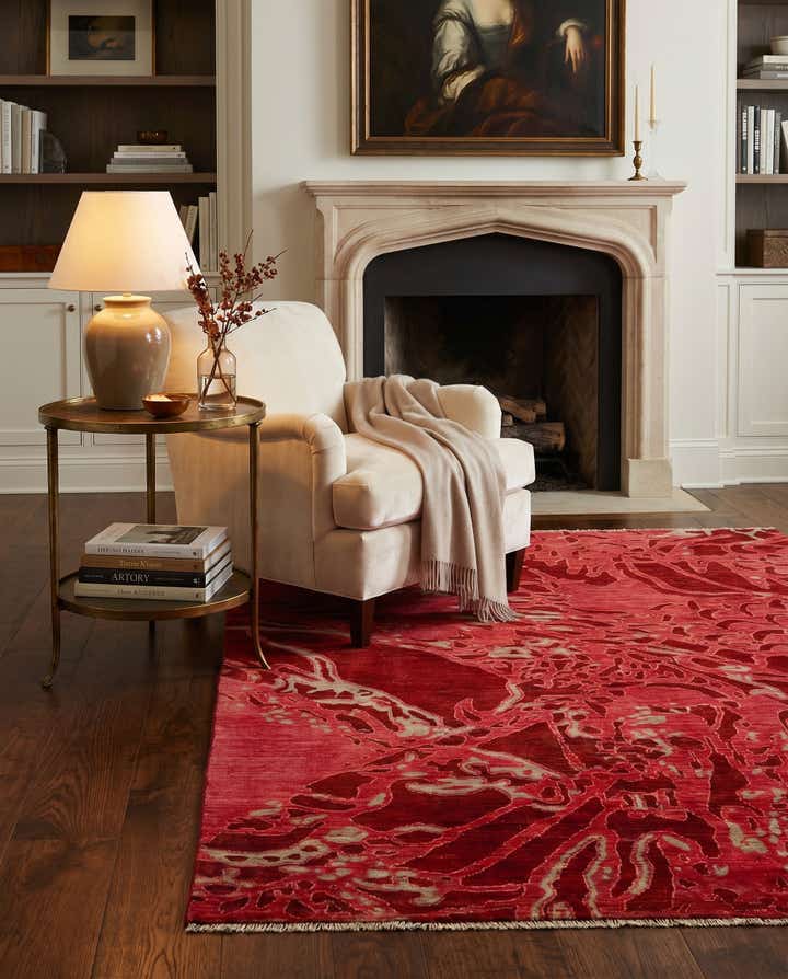 4' x 5' 11 Hand Knotted Ziegler Rug