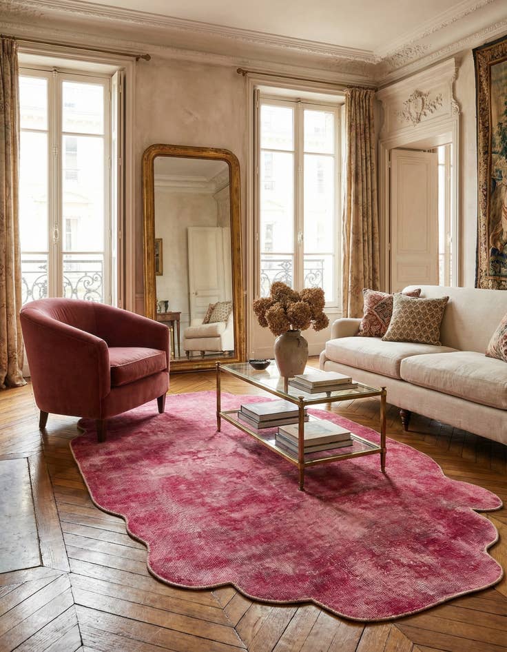 Detail image of 5' x 8' 1 Hand Knotted Ultra Vintage Persian Wool Rug