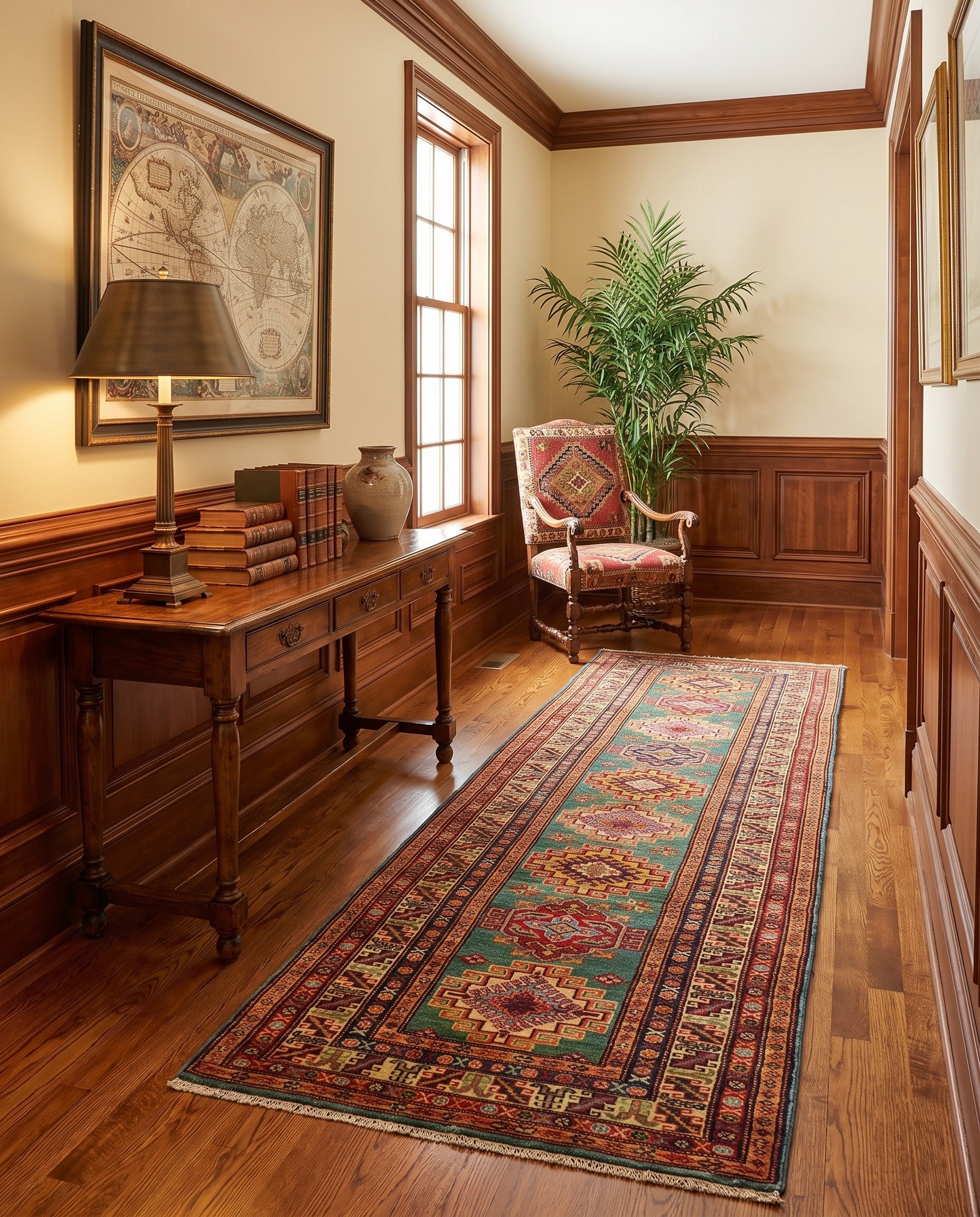2' 6 x 10' 3 Hand Knotted Kazak Runner Rug