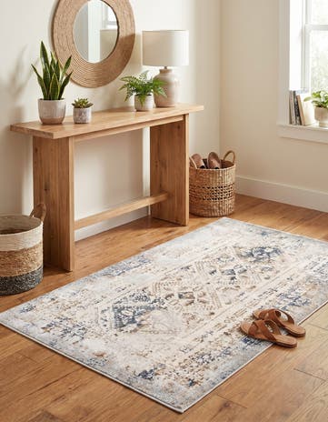 Ivory Gray Highbury Rug