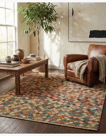 5' 8 x 8' 2 Hand Knotted Balouch Wool Rug